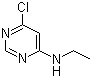 structure of CAS# 872511-30-3, 6-Chloro-N-ethylpyrimidin-4-amine;N-(6-Chloropyrimidin-4-yl)ethylamine