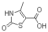 2,3-Dihydro-4-methyl-2-oxo-5-thiazolecarboxylic acid molecular structure (CAS 875237-46-0)
