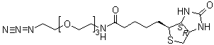 结构式 CAS# 875770-34-6, (3aS,4S,6aR)-N-[2-[2-[2-(2-叠氮乙氧基)乙氧基]乙氧基]乙基]六氢-2-氧代-1H-噻吩并[3,4-d]咪唑-4-戊酰胺
