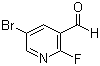 结构式 CAS# 875781-15-0, 5-溴-2-氟吡啶-3-甲醛
