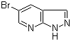 结构式 CAS# 875781-17-2, 5-溴-1H-吡唑并[3,4-b]吡啶