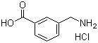 结构式 CAS# 876-03-9, 3-氨甲基苯甲酸盐酸盐