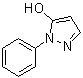 structure of CAS# 876-93-7, 1-Phenyl-1H-pyrazol-5-ol;5-Hydroxy-1-phenylpyrazole