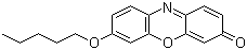 结构式 CAS# 87687-03-4, 试卤灵戊醚; 7-(戊氧基)-3H-吩恶嗪-3-酮