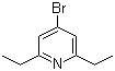结构式 CAS# 877133-54-5, 4-溴-2,6-二乙基吡啶