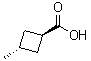 structure of CAS# 87863-09-0, trans-3-Methylcyclobutanecarboxylic acid
