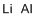 Lithium-aluminum alloy molecular structure (CAS 87871-87-2)
