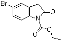 结构式 CAS# 881608-39-5, 5-溴-2,3-二氢-2-氧代-1H-吲哚-1-乙酸乙酯