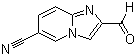 结构式 CAS# 881841-28-7, 2-甲酰基咪唑并[1,2-a]吡啶-6-甲腈