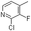 structure of CAS# 881891-82-3, 2-Chloro-3-fluoro-4-methylpyridine;2-Chloro-3-fluoro-4-picoline
