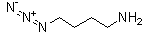 structure of CAS# 88192-20-5, 4-Azidobutylamine;1-Azido-4-aminobutane; 4-Azido-1-butanamine