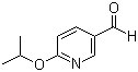 structure of CAS# 884495-35-6, 6-Isopropoxypyridine-3-carboxaldehyde;6-(1-Methylethoxy)-3-pyridinecarboxaldehyde