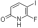 结构式 CAS# 884660-48-4, 6-氟-5-碘-2(1H)-吡啶酮