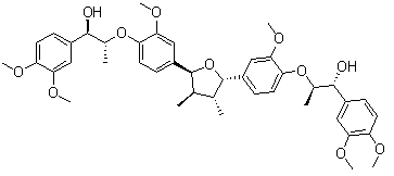 structure of CAS# 88497-87-4, Saucernetin A;Manassantin A