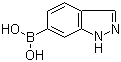 结构式 CAS# 885068-10-0, 6-吲唑硼酸
