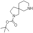 结构式 CAS# 885268-42-8, 2,7-二氮杂螺[4.5]癸烷-2-羧酸叔丁酯