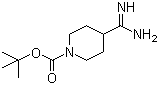 结构式 CAS# 885270-23-5, 1-叔丁氧羰基-4-哌啶甲脒