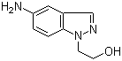 structure of CAS# 885270-96-2, 2-(5-Amino-1H-indazol-1-yl)ethanol