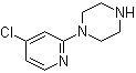结构式 CAS# 885277-30-5, 1-(4-氯吡啶-2-基)哌嗪