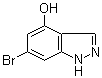 结构式 CAS# 885518-77-4, 6-溴-1H-吲唑-4-醇