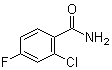 结构式 CAS# 88578-90-9, 2-氯-4-氟苯甲酰胺