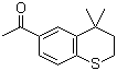 结构式 CAS# 88579-23-1, 6-乙酰基-4,4-二甲基二氢苯并噻喃