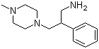 structure of CAS# 885950-68-5, [2-(4-Methylpiperazinyl)-1-phenylethyl]methylamine