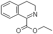 structure of CAS# 88612-00-4, 3,4-Dihydroisoquinaldic acid ethyl ester;3,4-Dihydro-1-isoquinolinecarboxylic acid ethyl ester