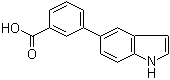 structure of CAS# 886363-16-2, 3-(1H-Indol-5-yl)benzoic acid