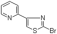 结构式 CAS# 886370-89-4, 2-(2-溴-4-噻唑基)吡啶