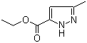 structure of CAS# 886495-75-6, Ethyl 3-methylpyrazole-5-carboxylate;3-Methyl-1H-pyrazole-5-carboxylic acid ethyl ester; 5-Methyl-2H-pyrazole-3-carboxylic acid ethyl ester