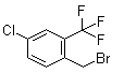 4-Chloro-2-(trifluoromethyl)benzyl bromide molecular structure (CAS 886496-75-9)