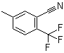 structure of CAS# 886502-61-0, 5-Methyl-2-(trifluoromethyl)benzonitrile