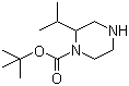 structure of CAS# 886766-25-2, 1-N-Boc-2-isopropylpiperazine