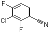 结构式 CAS# 887267-38-1, 3-氯-2,4-二氟苯腈