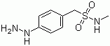 structure of CAS# 88933-16-8, N-Methyl-4-diazanylsulfabenzamide;4-Hydrazino-N-methylbenzenemethanesulfonamide