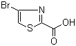 structure of CAS# 88982-82-5, 4-Bromo-1,3-thiazole-2-carboxylic acid