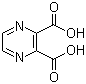 structure of CAS# 89-01-0, 2,3-Pyrazinedicarboxylic acid;Pyrazine-2,3-dicarboxylic acid