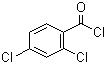 结构式 CAS# 89-75-8, 2,4-二氯苯甲酰氯; 2,4-二氯代氯化苯甲酰