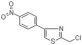 structure of CAS# 89250-26-0, 2-(Chloromethyl)-4-(4-nitrophenyl)thiazole