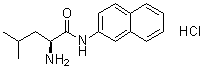 structure of CAS# 893-36-7, (S)-2-Amino-4-methyl-N-2-naphthylvaleramide monohydrochloride;Leucine-2-naphthylamide hydrochloride