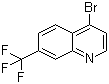 结构式 CAS# 89446-67-3, 4-溴-7-三氟甲基喹啉