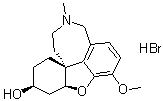 structure of CAS# 89505-76-0, Lycoramine hydrobromide