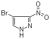 结构式 CAS# 89717-64-6, 4-溴-3-硝基-1H-吡唑