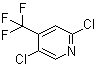 结构式 CAS# 89719-92-6, 2,5-二氯-4-(三氟甲基)吡啶