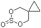 结构式 CAS# 89729-09-9, 1,1-环丙烷二甲醇亚硫酸酯