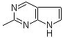 2-Methyl-7H-pyrrolo[2,3-d]pyrimidine molecular structure (CAS 89792-07-4)