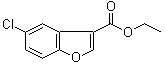 结构式 CAS# 899795-65-4, 5-氯-3-苯并呋喃羧酸乙酯
