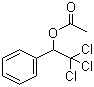 structure of CAS# 90-17-5, 2,2,2-Trichloro-1-phenylethyl acetate;alpha-(Trichloromethyl)benzyl acetate