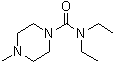 Diethylcarbamazine molecular structure (CAS 90-89-1)